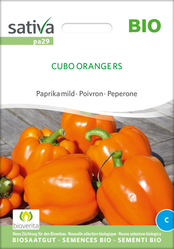 Peberfrugt - Cubo Orange - ØKO