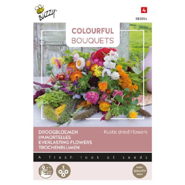 Buket Blomster - Rustikke tørrede blomster