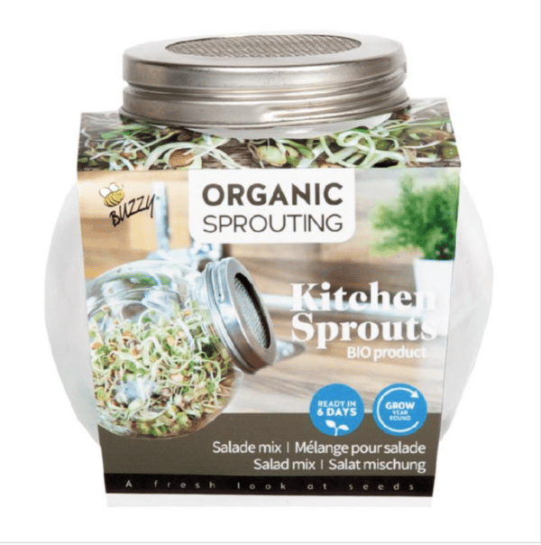 Spirekrukke med salatmix