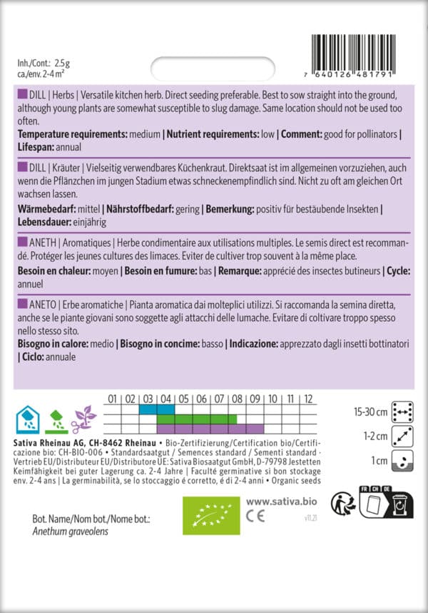 Dild- DILL - ØKO - Image 2
