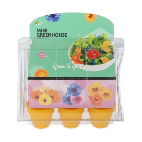 Mini Drivhus - Spiselige Blomster