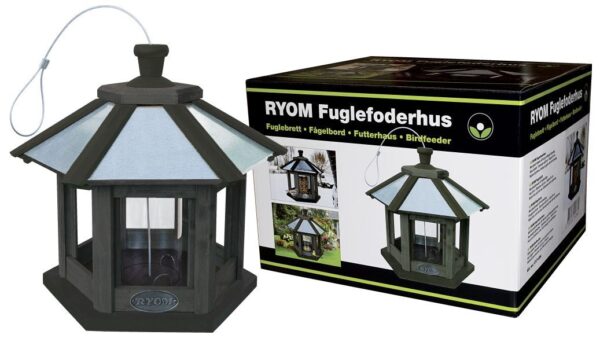 Fuglefoderautomat 6-kantet, 34 cm