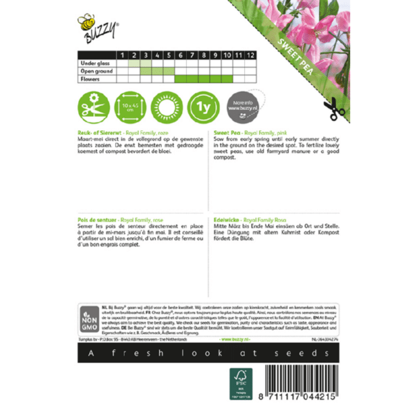 Ærteblomst - Royal Family Pink - Image 2