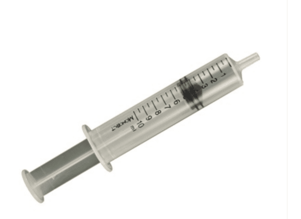 10ml engangs sprøjte med stempel.