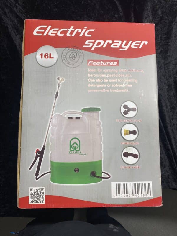 Features Elektrisk Tryksprøjte 16L