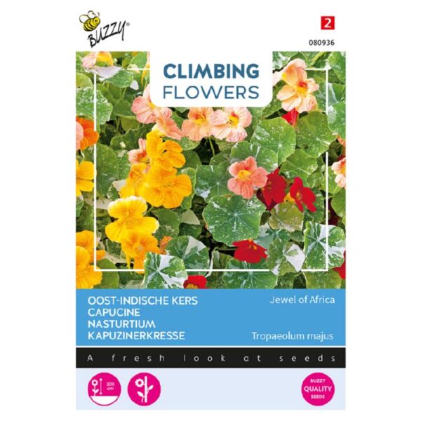 Blomsterkarse - Tropaeolum jewel of Africa