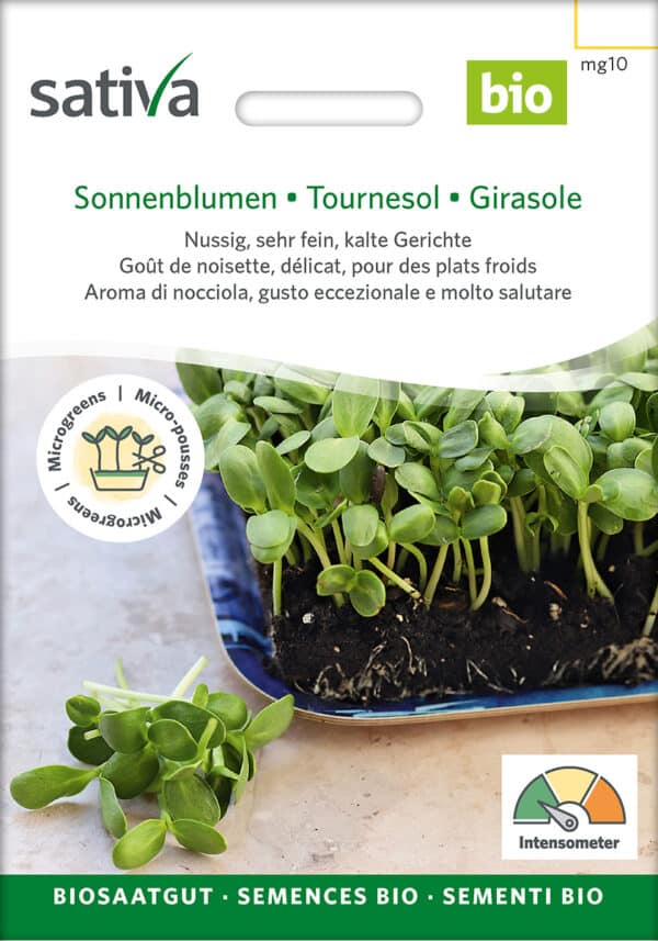Øko / Biodynamisk solsikkespire til mikro grønt
