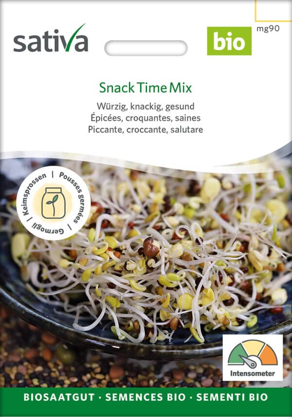 Øko / Biodynamiske snack time spire mix frø til mikro grønt