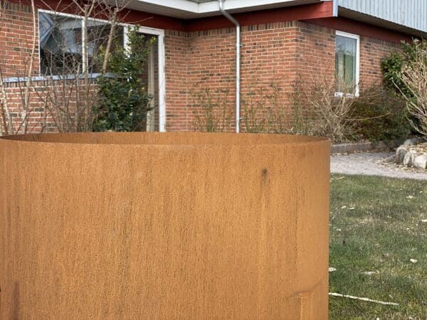 Rundt Højbed i Corten Stål - Image 3