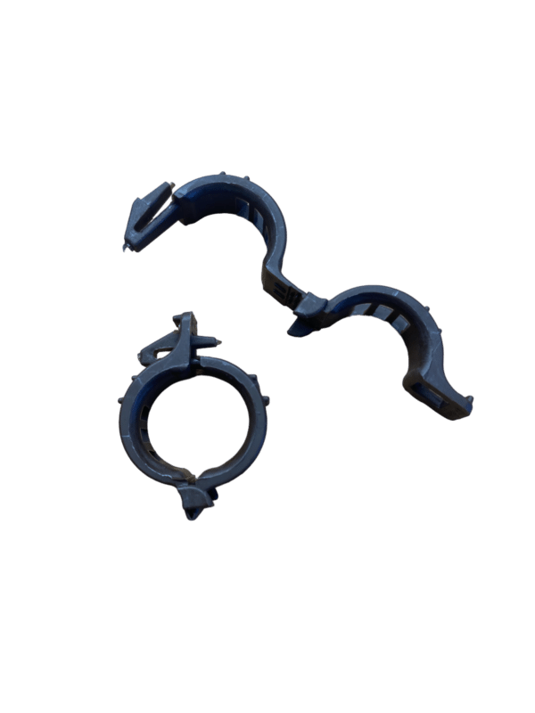 Tomat clips 22mm - Bio nedbrydelige - Brun