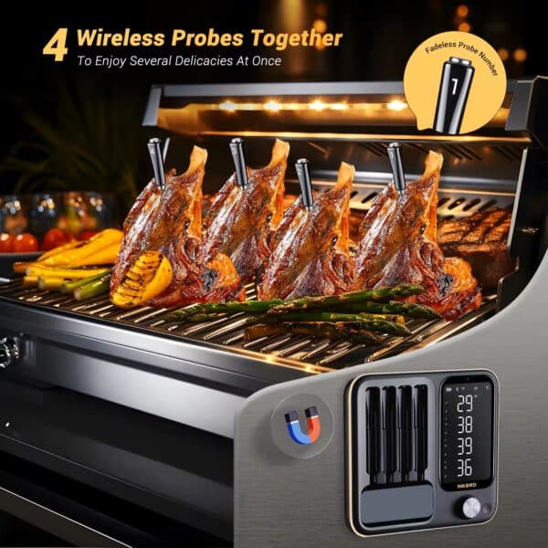 INKBIRD Trådløs BBQ Thermometer 4 Prober BT og WIFI - Image 8
